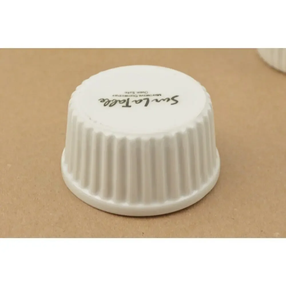 Sur La Table White Porcelain Ramekins Set of 12 2.75